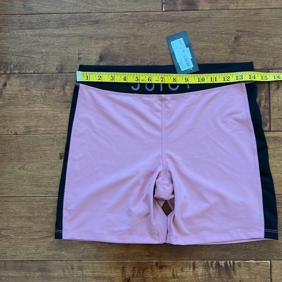 NWT Juicy Couture Active Short Pink and Black Size M - Picture 5 of 13